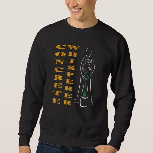 Konkretes Flüstern Sweatshirt (Vorderseite)
