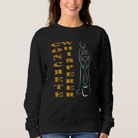 Konkretes Flüstern Sweatshirt (Vorderseite)