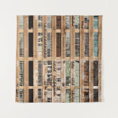 KONKRETES GEBÄUDE WANDTEPPICH (Vorderseite (Horizontal))