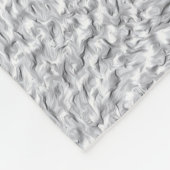 Konkretes Grausteinfassmuster Fleecedecke (Ecke)