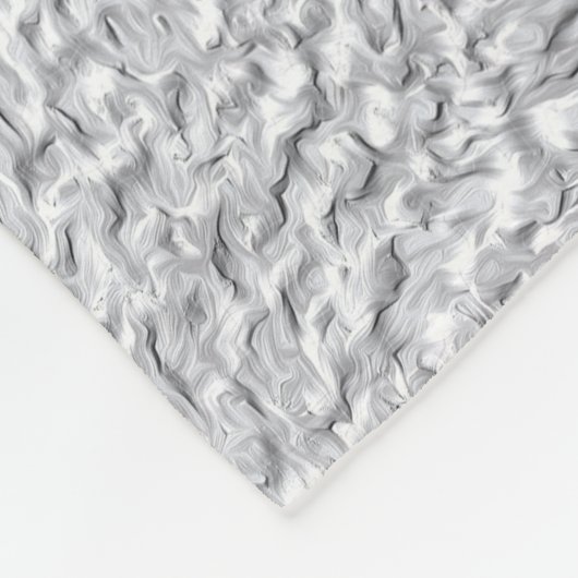 Konkretes Grausteinfassmuster Fleecedecke (Ecke)