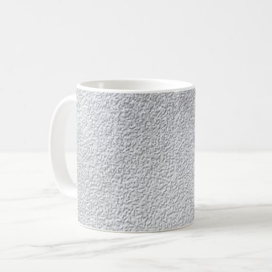 Konkretes Grausteinfassmuster Kaffeetasse (Vorderseite Links)