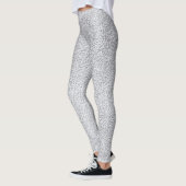 Konkretes Grausteinfassmuster Leggings (Links)
