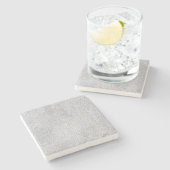 Konkretes Grausteinfassmuster Steinuntersetzer (Seitenansicht)