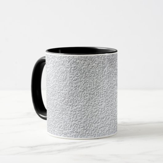 Konkretes Grausteinfassmuster Tasse (Vorderseite Links)