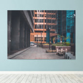 Konkretes Schweigen Leinwanddruck (Insitu (Holzboden))