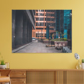 Konkretes Schweigen Leinwanddruck (Insitu (Wohnzimmer))