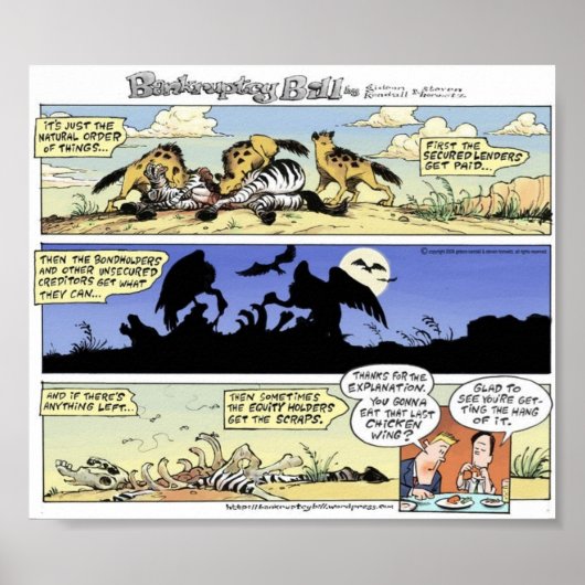 Konkursgesetz - natürliche Ordnung Poster (Vorne)