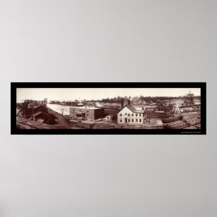 Konneaut, OH Foto 1901 Poster