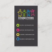 Konnections Jugend-Programm-gemeinnützige Visitenkarte (Rückseite)