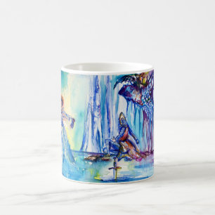 KÖNNEN ARTHUR , LADY OF THE SEE UND EXCALIBUR KAFFEETASSE