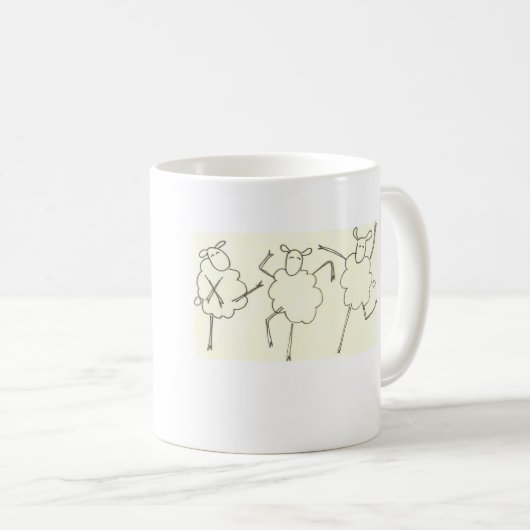 Können-Kann Schaf-Kaffee-Tasse Kaffeetasse (VorderseiteRechts)