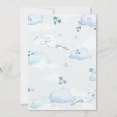 Können kaum Teddybär Baby Shower warten Einladung (Rückseite)