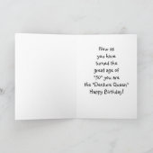 KÖNNEN KÖNNEN KÖNIGIN ZUM "50." GEBURTSTAG KARTE (Innenseite)