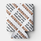 KÖNNEN KÜHLEN - Nicht jeder Whiskey ist BOURBON! Dosenkühler (Rückseite)