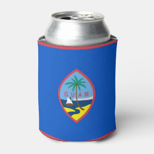 Können Sie cooler mit Flagge von Guam, USA Dosenkühler