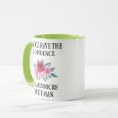 Können Sie das Vertrauen eines mittelgroßen Weißen Tasse (Vorderseite Links)