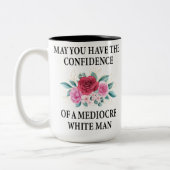 Können Sie das Vertrauen eines mittelgroßen Weißen Zweifarbige Tasse (Links)