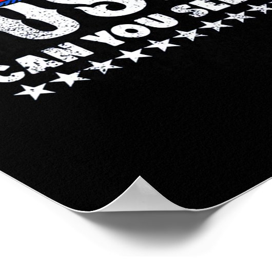 Können Sie den 4. Juli sehen? Poster (Ecke)