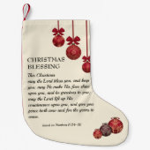 KÖNNEN SIE DEN HERRLICHEN SCHWELLEN Christlich Kleiner Weihnachtsstrumpf (Vorderseite)