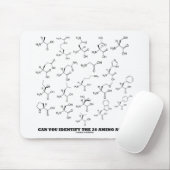 Können Sie die 20 Aminosäuren identifizieren? Mousepad (Mit Mouse)