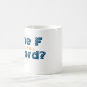 Können Sie die Biene f-Wort-buchstabieren | Kaffeetasse (Mittel)