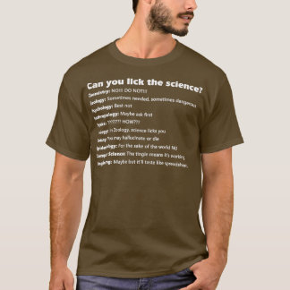 Können Sie die Wissenschaft lesen? T-Shirt