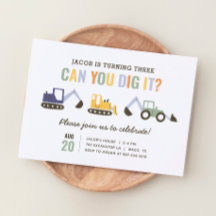 Können Sie es Bauen Geburtstagsparty Einladung