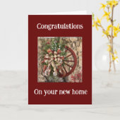 KÖNNEN SIE IHRE NEUE ZUHAUSE MIT EINER LIEBE-KARTE KARTE (Gelbe Blume)