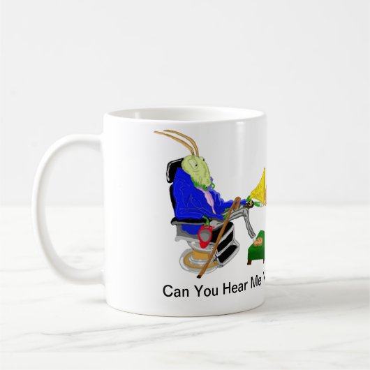 Können Sie mich jetzt hören? Kaffeetasse (Links)