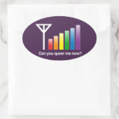 KÖNNEN SIE MICH JETZT QUE -.png Ovaler Aufkleber (Tasche)