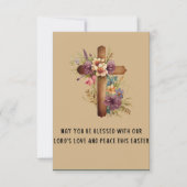 Können Sie mit unserer Lord Ostercard gesegnet wer Dankeskarte (Vorderseite)