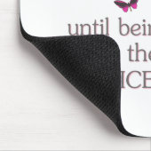 Können Sie nie, stark Sie sind Mousepad (Ecke)