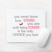 Können Sie nie, stark Sie sind Mousepad (Mit Mouse)