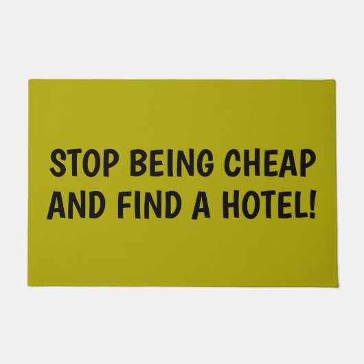 KÖNNEN SIE SICH NICHT MEHR WÄHLEN UND EIN HOTEL FI FUßMATTE (Vorderseite)