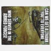 KÖNNEN WIR DIR DANKEN FLEECEDECKE (Vorderseite (Horizontal))