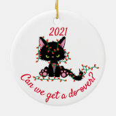 Können wir eine überwundene gry Cat 2020 bekommen? Keramik Ornament (Hinten)