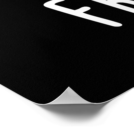 Können wir Freunde werden Funny Bug Pun Dark BG Poster (Ecke)