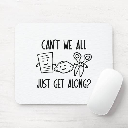 Können wir nicht alle einfach mit Rock Paper Sciss Mousepad (Mit Mouse)