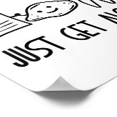 Können wir nicht alle einfach mit Rock Paper Sciss Poster (Ecke)