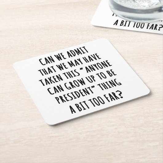 Können wir zugeben? rechteckiger pappuntersetzer (angewinkelt)