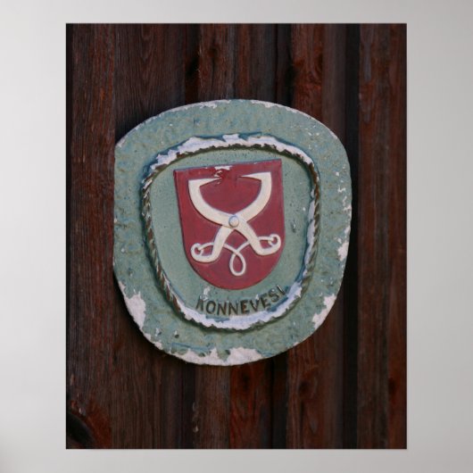Konnevesi Door Plate Poster (Vorne)