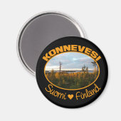 Konnevesi-Magnet Magnet (Vorderseite/Rückseite)