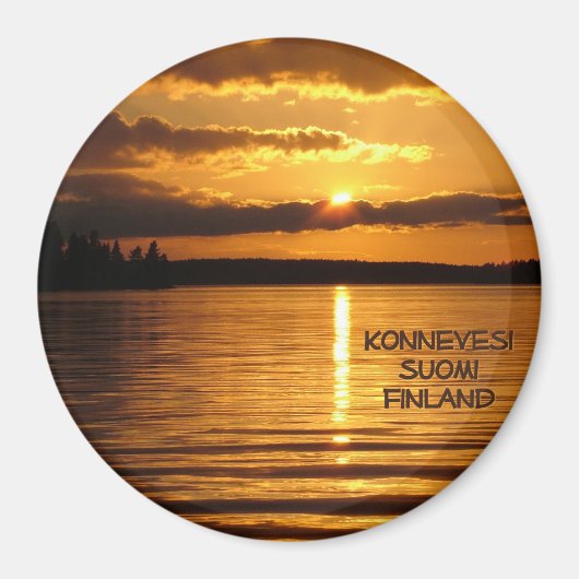 Konnevesi Sunset Magnet (Vorne)