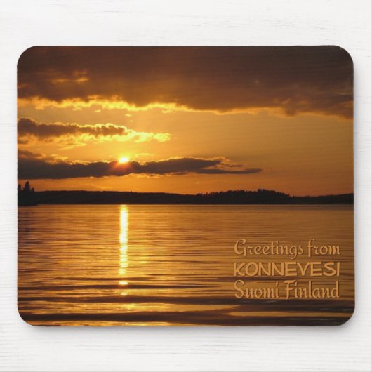 Konnevesi Sunset Mousepad (Vorne)