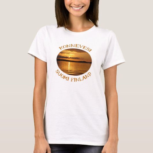 Konnevesi Sunset Shirt (Vorderseite)