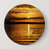 Konnevesi Sunset-Taste Button (Vorderseite)