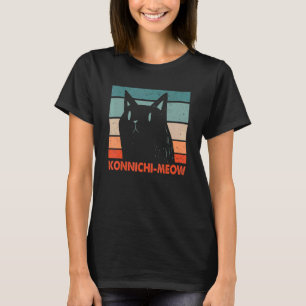 Konnichimeow Schöne Katze  Süße Katze Japanisch 1 T-Shirt