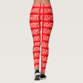 Konnichiwa! Japanisch Hallo! こ ん に ち Nihongo Langu Leggings (Rückseite)
