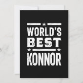 Konnor Personalisiert Name Birthday Einladung (Vorderseite)